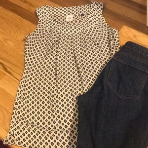 Like New - CAbi Sleeveless Blouse- Size Small